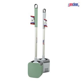 Proclean Regular Toilet Bowl Brush with Holder_TB-0759 , Multicolor Toilet Brush Plastic Household Wash Toilet Brush Long Handle Wall-Mounted Cleaning Set Durable Toilet Brush Bat