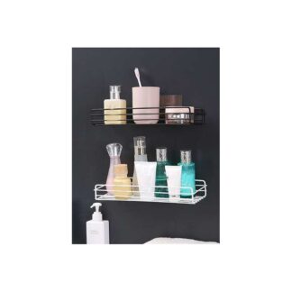 Punch-Free Bathroom Rack Wall-Mounted Storage For Bathroom Shampoo Cosmetic Seasoning Storage Rack Bathroom Kitchen Accessories-Allion Shop