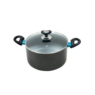 Topper Non Stick Glamour Casserole With Lid Ash 22 Cm 80948