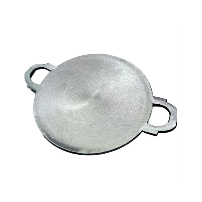 Cast Aluminum Roti heavy duty Dosa Tawa Double Handle- Regular Size For Kitchen (28Cm)