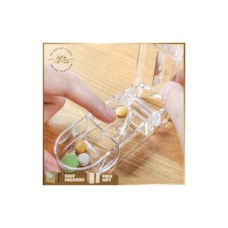 PORTABLE MEDICINE PILL CUTTER BOX/ PILL SPLITTER STORAGE/ TABLET SEPARATOR/ PEMOTONG UBAT