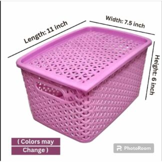 Plastic Storage Basket 1pcs Set