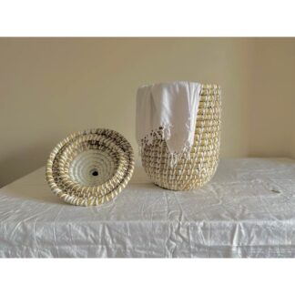 Kaisa Laundry basket with lid Kaisa Laundry Basket Medium Sizeā Stylish & Sturdy Storage for Your Home!