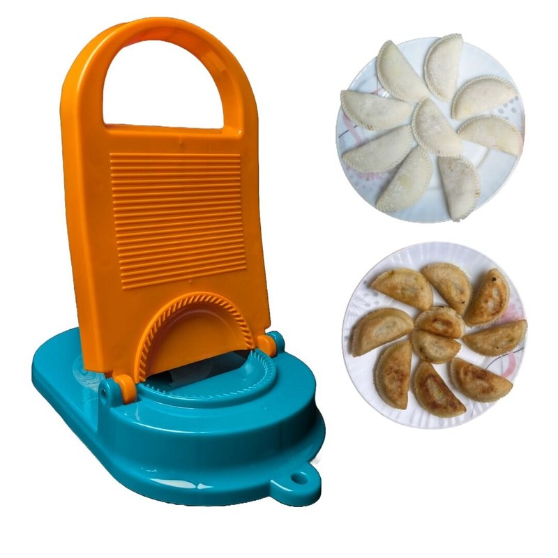 Big size updated pitha maker,2 in 1 dumping maker ,Mold Machine Kitchen Dumpling Making Tool Dough Skin Artifact Pressing Molder Wrapper Presser_ BEST GADGETS