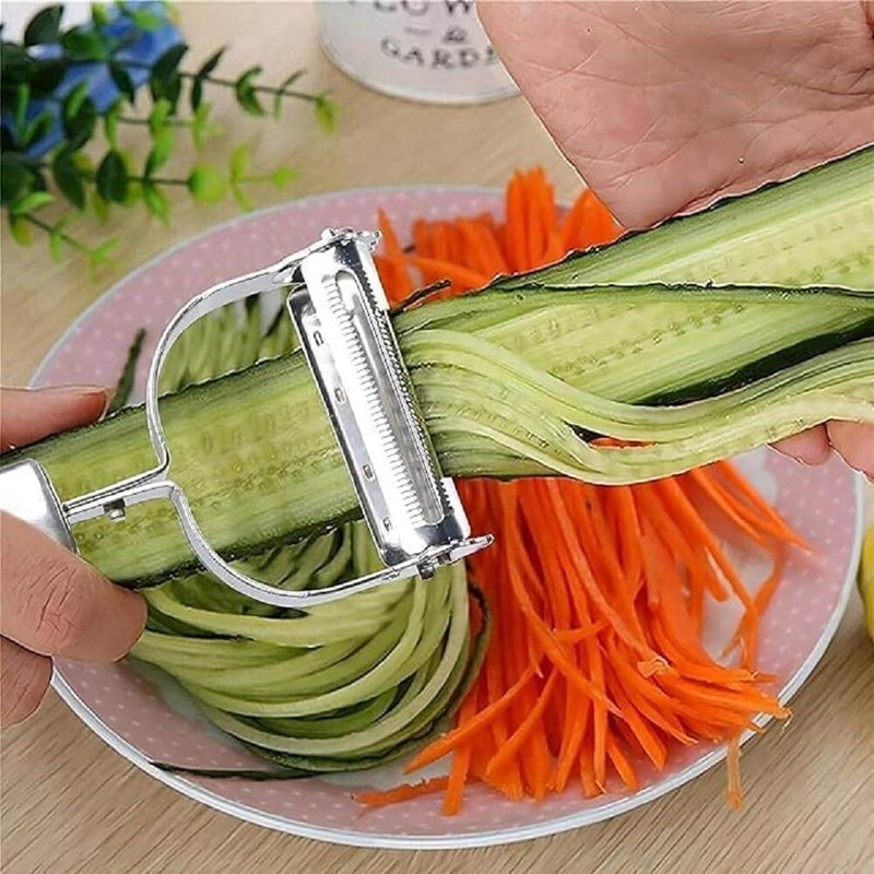 Stainless Steel Multi-function Vegetable Peeler&Julienne Cutter Julienne Peeler Potato Carrot Grater Kitchen Tool