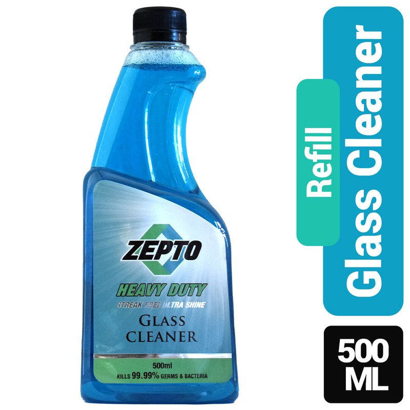 Zepto Glass Cleaner with Superior Disinfection Refill - 500ml