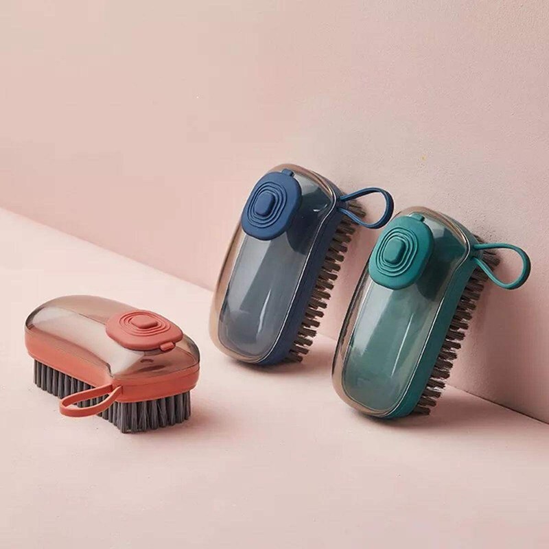 Laundry Cleaning Brush Kitchen Soap Dispenser Clothes Shoes Laundry Brush Kitchen Pot Soft Brushes Cleaning Tools for Kitchen