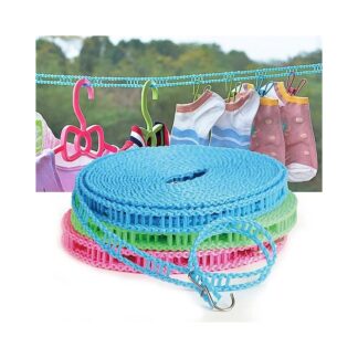 Portable Windproof Clothesline Non-slip Washing Clothes Line Rope- 5M