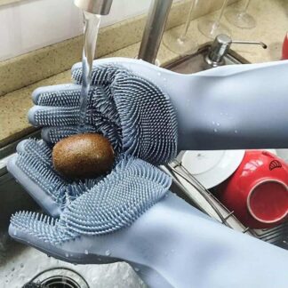 High Quality Silicone Dish Washing Kitchen Hand Gloves - Hand Gloves